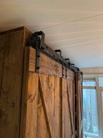 Dubbel schuifdeur systeem, Doe-het-zelf en Verbouw, Deuren en Horren, Ophalen, Binnendeur, Zo goed als nieuw, Schuifdeur