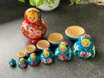 7 delige Matroesjka houten poppetjes Russisch Baboesjka, Ophalen of Verzenden