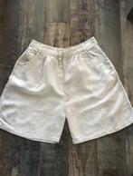 Zandkleurig Linnen Geborduurde Korte Broek, Kleding | Dames, Broeken en Pantalons, Maat 38/40 (M), Overige kleuren, Kort, Ophalen of Verzenden