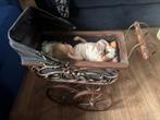 Antieke Poppenwagen met Pop, Antiek en Kunst, Ophalen