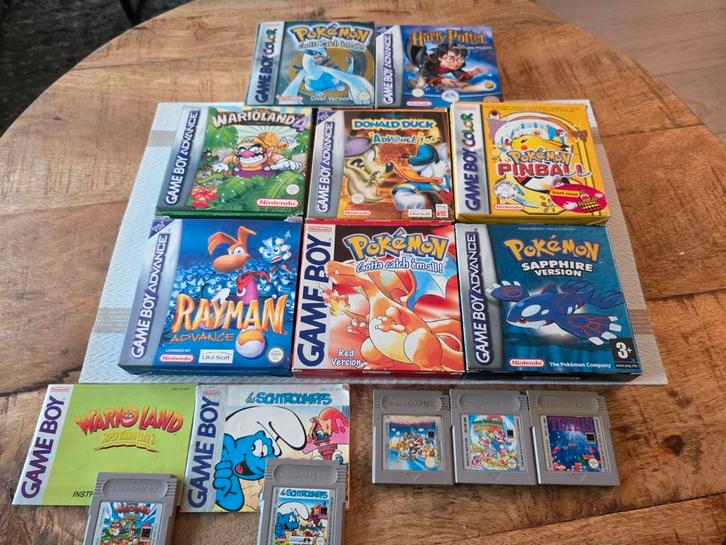 Game Boy lot: Pokémon, Wario, Rayman & meer!, Spelcomputers en Games, Games | Nintendo Game Boy, Gebruikt, Avontuur en Actie, 1 speler