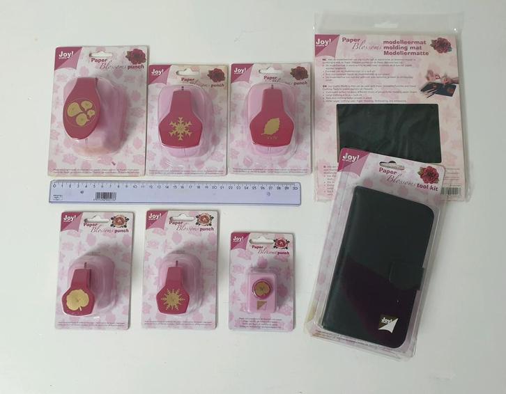 Joy Crafts Paper Blossoms Ponsen Set, Mat en Toolkit, Hobby en Vrije tijd, Knutselen, Nieuw, Gereedschap of Toebehoren, Ophalen of Verzenden
