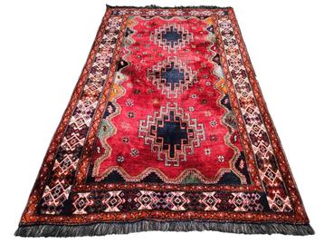 Handgeknoopt Perzisch wol Qashqai tapijt nomad 171x266cm