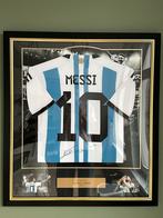 Messi Gesigneerd Argentinië WK 2022 Shirt - Ingelijst, Ophalen of Verzenden