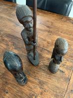 Houten beeldjes, Afrikaanse kunst, Antiek en Kunst, Kunst | Niet-Westerse kunst, Ophalen of Verzenden