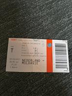 Nederland - Moldavie voetbal ticket 07-10-2011, Ophalen of Verzenden, Overige binnenlandse clubs, Overige typen