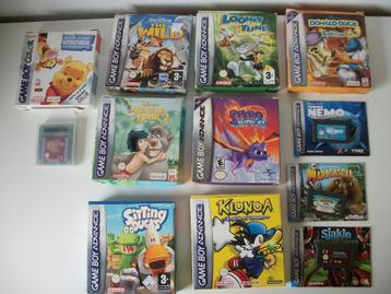 18 Nintendo spellen voor Color Advance en DS - per stuk beschikbaar voor biedingen