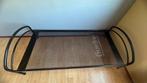 Zwart Auping bed eenpersoons., Huis en Inrichting, Ophalen, Gebruikt, 90 cm, Eenpersoons