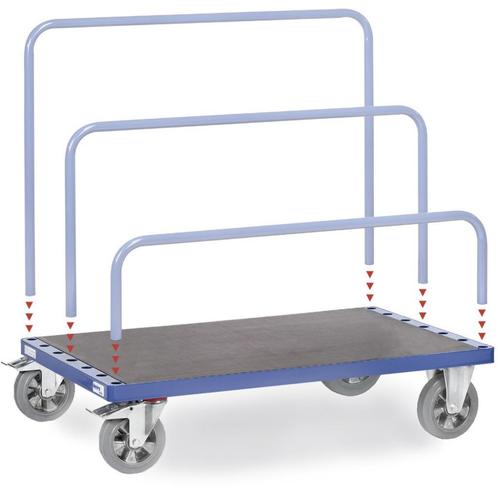 Fetra platenwagen met 5 Insteekbeugel Voor platenwagens en -, Doe-het-zelf en Verbouw, Transportwagens, Zo goed als nieuw, Transportkar