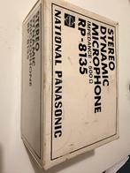 National Panasonic RP-8135 Stereo Microfoon, Ophalen of Verzenden, Gebruikt, Studiomicrofoon