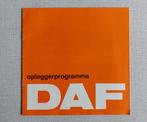 DAF Opleggerprogramma Jaren 1960 - 1970 Brochure / Folder, Ophalen of Verzenden, Zo goed als nieuw, Overige merken