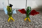 Twee Murano glazen uiltjes - 9 cm, Ophalen of Verzenden