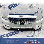 W205 C43 AMG VOORBUMPER C KLASSE BUMPER + PANAMERICANA GRIL, Gebruikt, Voor, Mercedes-Benz, Ophalen of Verzenden