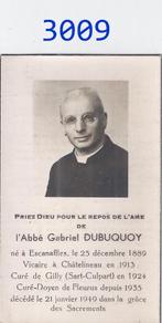 Bp3009 bid prentje gabriel dubuquoy 1889 - 1949, Ophalen of Verzenden, Zo goed als nieuw, Kaart of Prent