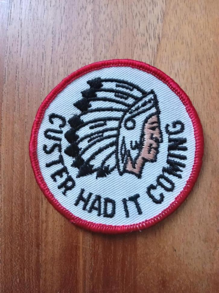 patch /embleem '' Custer had it coming '', Verzamelen, Overige Verzamelen, Nieuw, Verzenden
