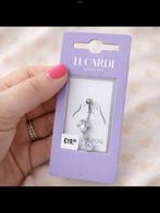 Lucardi navelpiercing met steentjes – nieuw, Sieraden, Tassen en Uiterlijk, Ophalen of Verzenden, Nieuw, Zilver, Navelpiercing