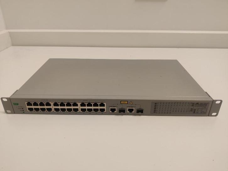 Allied Telesis AT-FS750/24POE – 24-Poorts WebSmart Switch, Computers en Software, Netwerk switches, Gebruikt, Ophalen of Verzenden