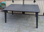 Allibert tuintafel Lima / L 157 x B 98 x H 74 cm., Ophalen, Gebruikt, Rechthoekig, Kunststof