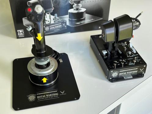 Thrustmaster HOTAS Warthog Set, Computers en Software, Joysticks, Zo goed als nieuw, Ophalen of Verzenden