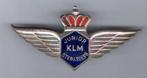 KLM Junior stewardess blauw op zilverkleurig WING ( P_078 ), Verzamelen, Nieuw, Transport, Speldje of Pin, Verzenden