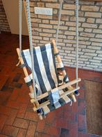 Hout en cnavas baby schommel (binnen of buiten), Kinderen en Baby's, Speelgoed | Buiten | Speeltoestellen, Ophalen of Verzenden