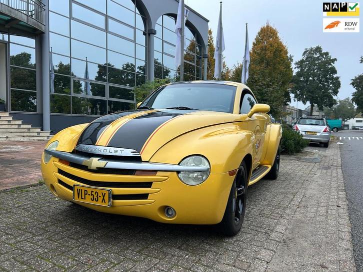 Chevrolet CHEVROLET SSR automaat 5.3 v8 aut cabrio, Auto's, Bestelauto's, Bedrijf, Te koop, Lederen bekleding, Lichtmetalen velgen