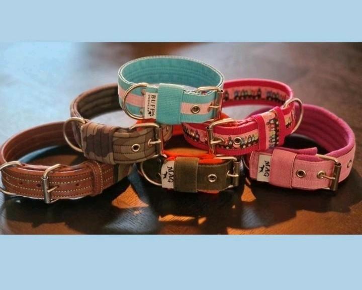 (Nieuwe) halsbanden + Lijnen - MAG, Buff, Passion, Dieren en Toebehoren, Hondenriemen, Zo goed als nieuw, Ophalen of Verzenden