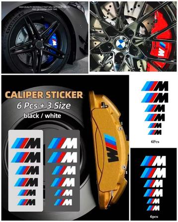 BMW M remklauw sticker set zwart of wit beschikbaar voor biedingen