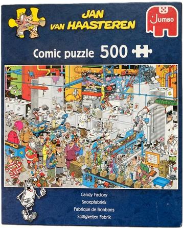 PUZZEL JAN VAN HAASTEREN SNOEPFABRIEK 500 STUKJES beschikbaar voor biedingen