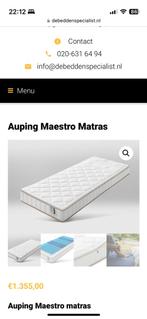Auping Maestro matras 90x210 Firm, Huis en Inrichting, Slaapkamer | Matrassen en Bedbodems, Ophalen, Zo goed als nieuw, Eenpersoons
