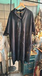 Rundholz jurk, bloes, diep zwart, OS, Verzenden, Zo goed als nieuw, Maat 46/48 (XL) of groter, Zwart
