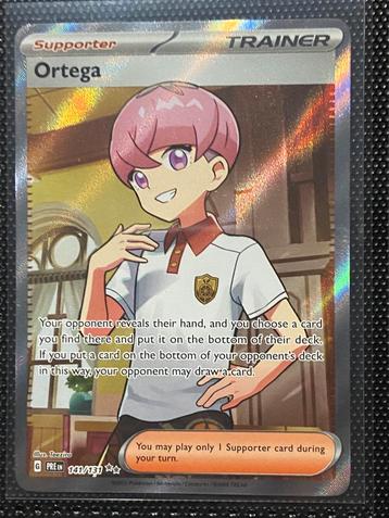 Pokemon Ortega 141/131 Prismatic Evolutions beschikbaar voor biedingen
