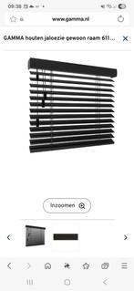 Zwarte houten jaloezie 180x200, Huis en Inrichting, Stoffering | Gordijnen en Lamellen, Ophalen, Zwart, 150 tot 200 cm, Nieuw