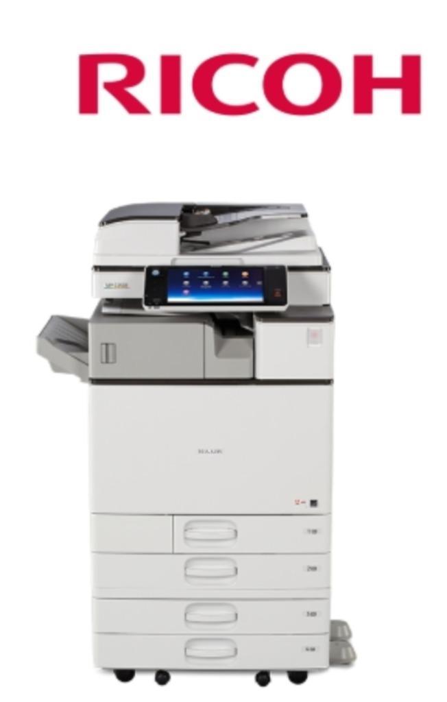 Ricoh MPC3004 A3-A4 printer kleur scanner 4 lades netwerk, Computers en Software, Printers, Refurbished, Faxen, Kleur printen