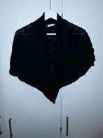 VILA Zwart Broderie Vestje Met Korte Mouwen Maat L, Maat 38/40 (M), Zwart, Vila, Ophalen of Verzenden