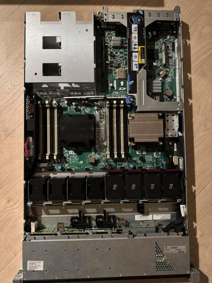 HP Proliant DL360e G8 Server, Computers en Software, Servers, Gebruikt, 2 tot 3 Ghz, Hot swappable onderdelen, Ophalen