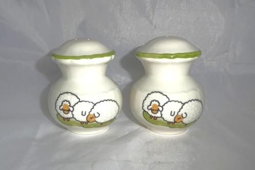 Zeller Keramik Schaapjes peper en zoutstel, Huis en Inrichting, Keuken | Servies, Zo goed als nieuw, Overige typen, Overige stijlen