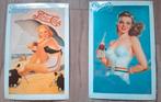 2 metalen Pepsi Cola borden, Ophalen, Reclamebord