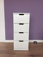 IKEA Nordli Ladekast - Wit, Huis en Inrichting, Ophalen, Minder dan 50 cm, Zo goed als nieuw, 3 of 4 laden