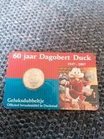 Geluksdubbeltje 60 jaar Dagobert Duck, Ophalen of Verzenden, Overige landen, 2 euro