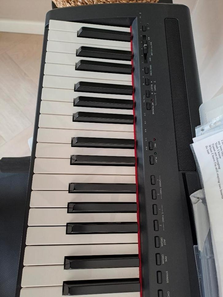 Yamaha digitale Piano 88 gewogen toetsen, Muziek en Instrumenten, Piano's, Gebruikt, Piano, Zwart, Digitaal, Ophalen