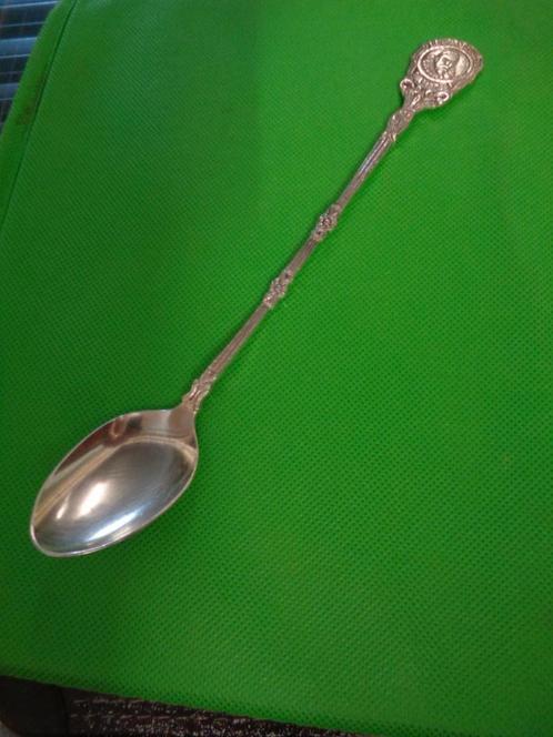 21 cm lange ijslepel verzilverd, Antiek en Kunst, Antiek | Bestek, Ophalen of Verzenden