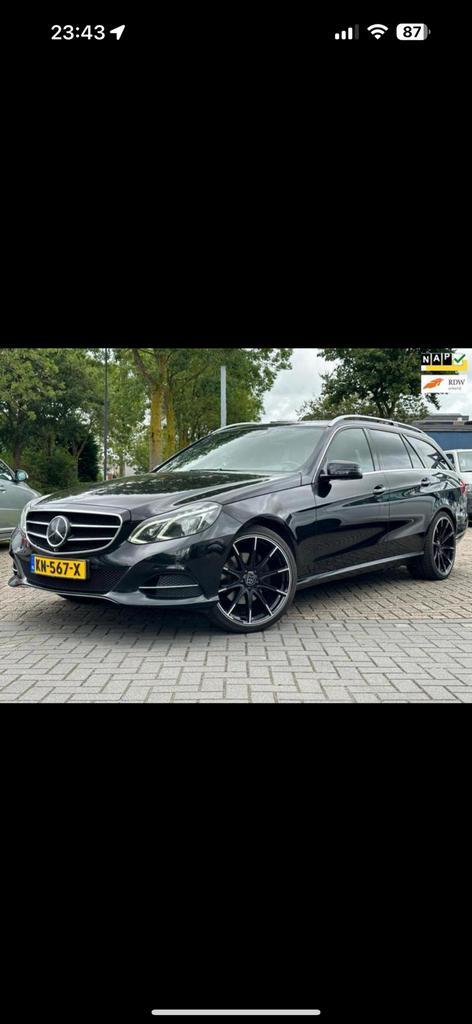 Mercedes E klasse e350 Station vol 360 camera pano automaat, Auto's, Mercedes-Benz, Particulier, E-Klasse, 360° camera, 4x4, ABS