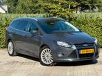 FordFocusWagon1.6EcoB/150pk/Nap/Netjes/cruise/climatecontrol, 1258 kg, Zwart, 4 cilinders, Leder en Stof