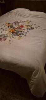 Cinderella dekbedovertrek katoen satijn lits jumeaux 240x220, Gebruikt, Wit, Tweepersoons, Ophalen of Verzenden