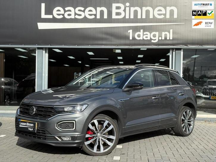 Volkswagen T-Roc 2.0 TSI 4Motion Sport 3x R-Line Pano/Cam/Bl, Auto's, Volkswagen, Bedrijf, Te koop, T-Roc, 4x4, ABS, Achteruitrijcamera