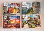 4 Puzzels, Ophalen of Verzenden, 500 t/m 1500 stukjes, Zo goed als nieuw, Legpuzzel