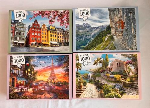 4 Puzzels, Hobby en Vrije tijd, Denksport en Puzzels, Zo goed als nieuw, Legpuzzel, 500 t/m 1500 stukjes, Ophalen of Verzenden