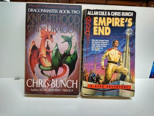 Chris BUNCH - Knighthood Dragon / Empire's End (2 engl bks), Boeken, Science fiction, Gelezen, Verzenden