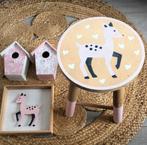 Super schattige decoratie set hertje, krukje schilderij, Kinderen en Baby's, Kinderkamer | Inrichting en Decoratie, Ophalen, Zo goed als nieuw